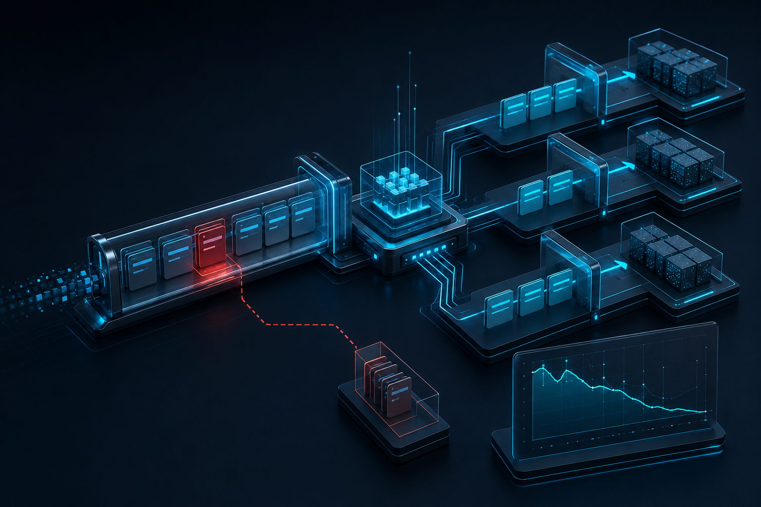 Separating a long-running task from independent asynchronous processes